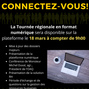 Tournée régionale - 18 mars 2020
